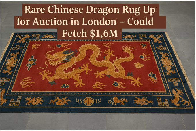 Rare Chinese Dragon Rug Up for Auction in London – Could Fetch $1.6M